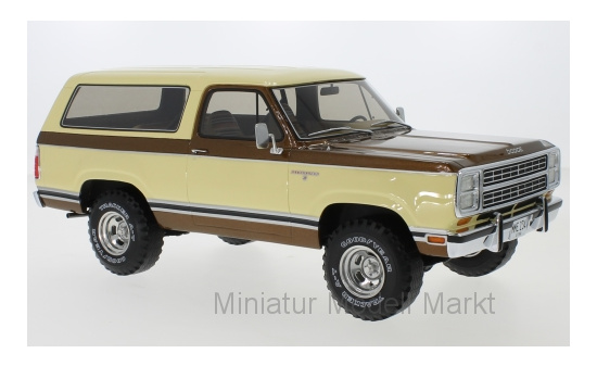 BoS-Models 234 Dodge Ramcharger, beige/metallic-braun, 1979 1:18