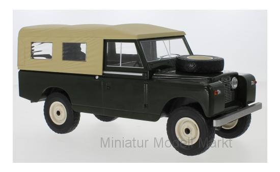 MCG 18118 Land Rover 109 Pick Up Series II, dunkelgrün/dunkelbeige, RHD, 1959 1:18