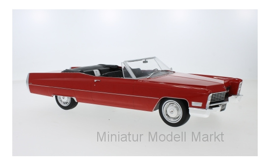 KK-Scale 180312 Cadillac DeVille Convertible, rot, 1967 1:18