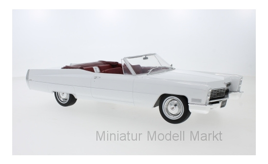 KK-Scale 180313 Cadillac DeVille Convertible, weiss, 1967 1:18