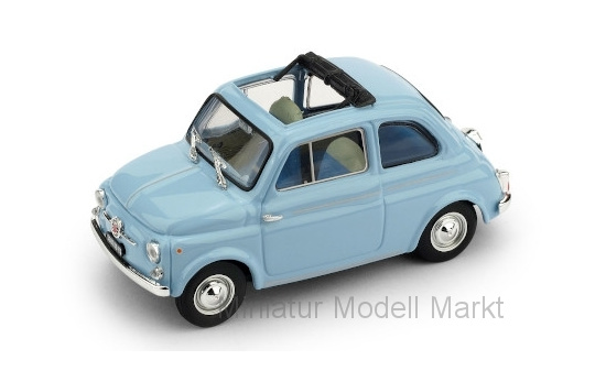 Brumm R404-14 Fiat 500D, blau, 1962 1:43