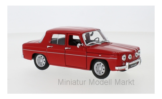 Welly 24015red Renault R8 Gordini, rot/weiss 1:24