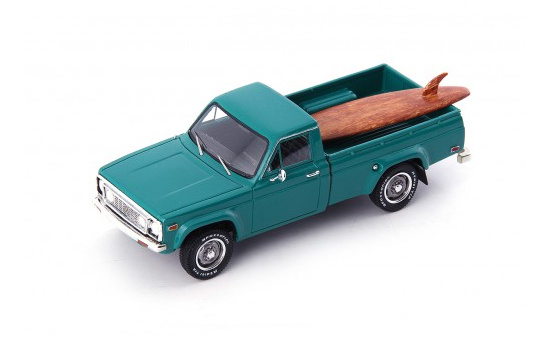 Autocult 08012 Mazda Rotary Pick-Up (mit Surfbrett), türkis-metallic 1:43