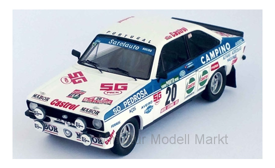 Trofeu RRAL84 Ford Escort MK II, No.20, Rallye WM, Rally Portugal, C.Torres/A.Morais, 1981 1:43