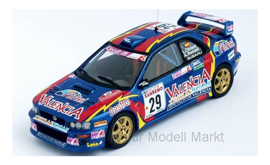 Trofeu RRIT07 Subaru Impreza WRC, No.29, Valencia, Rallye WM, Rallye San Remo, L.Climent/A.Romani, 1999 1:43