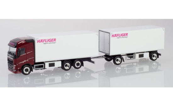 Herpa 937191 Volvo FH GL Kühlkoffer Hängerzug 