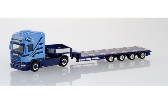 Herpa 934916 Scania R13 Tieflader Sattelzug 