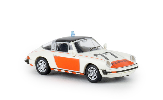 Brekina 16359 Porsche 911 G Targa, Rijkspolitie 77, TD, 1976 1:87