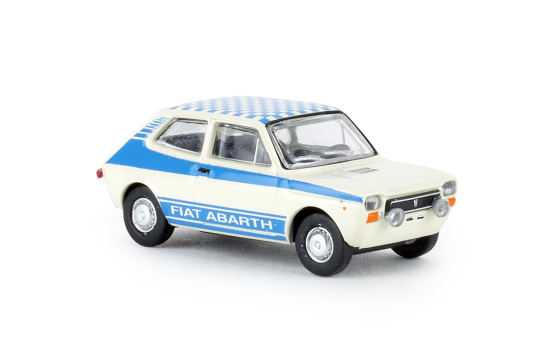 Brekina 22511 Fiat 127, weiss, Fiat Abarth, 1971 1:87