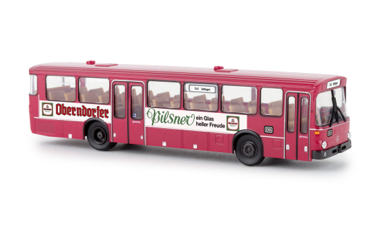 Brekina 50635 Mercedes O 307, rot, DB - Oberndorfer Pilsner, 1985 1:87