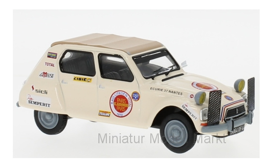 IXO RAC278 Citroen Dyane, Raid Paris - Kabul, 1970 1:43