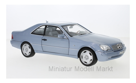 Norev B66040652 Mercedes CL 600 (C140), metallic-hellblau, 1996 1:18