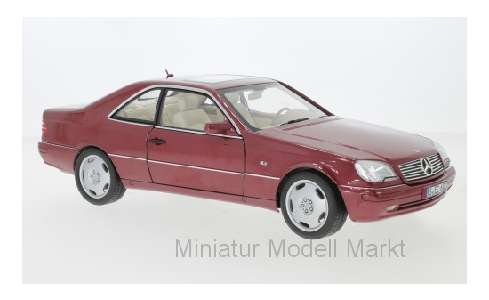 Norev B66040651 Mercedes CL 600 (C140), metallic-rot, 1996 1:18