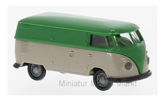 Brekina 32630GN VW T1b Kasten, grün/grau 1:87