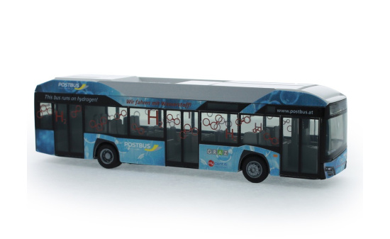 Rietze 77001 Solaris Urbino 12´19 Hydrogen Postbus - Holding Graz Linien (AT), 1:87 1:87