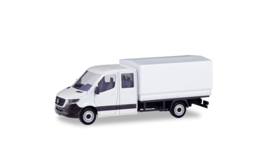 Herpa 013499 Minikit Mercedes-Benz Sprinter neue Doppelkabine mit Pritsche 1:87