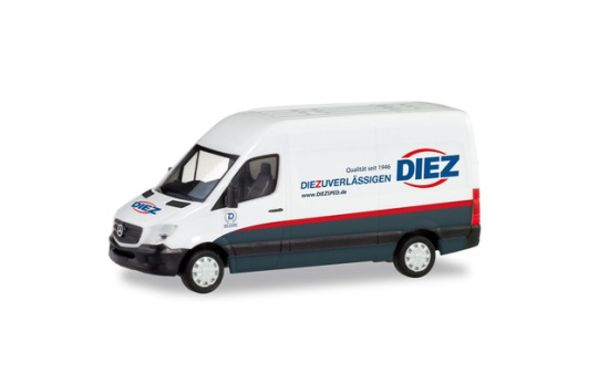 Herpa 095105 Mercedes-Benz Sprinter Kasten Spedition Diez