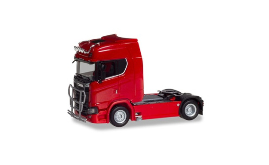 Herpa 310116-002 Scania CS 20 HD Zugmaschine mit Rammschutz und Lampenbügel 1:87