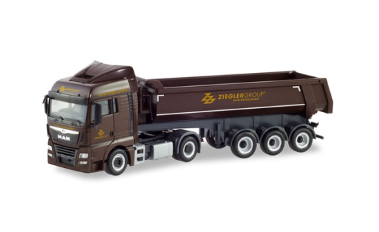 Herpa 311687 MAN TGX XLX Euro 6c Rundmulden-Sattelzug 