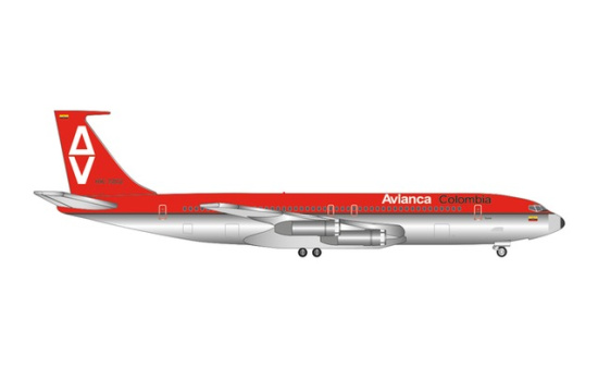 Herpa 534093 Avianca Boeing 707-300 