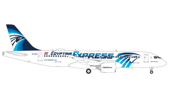 Herpa 570787 Egyptair Express Airbus A220-300 1:200