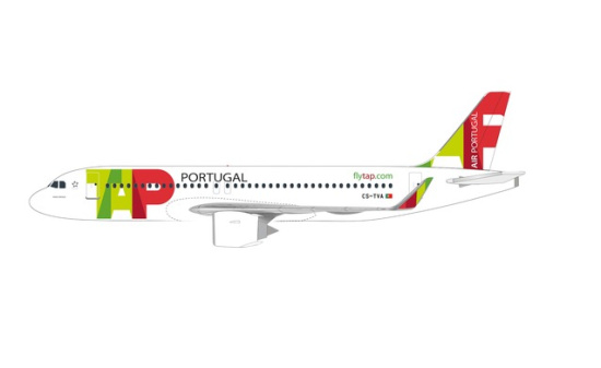 Herpa 612593 TAP Air Portugal Airbus A320neo 