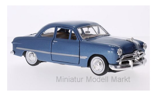 Motormax 73213MET-BLUE Ford Coupe, metallic-blau, 1949 1:24