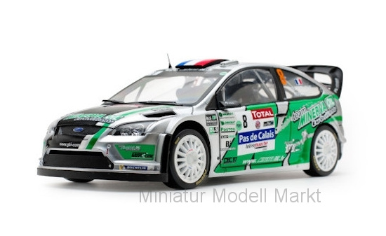 Sun Star 3959 Ford Focus RS WRC, No.8, Rally Touquet, J.-C.Beaubelique/C.Hugonnot, 2012 1:18
