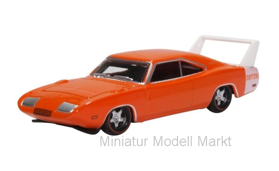 Oxford 87DD69002 Dodge Charger Daytona, orange/weiss, 1969 1:87