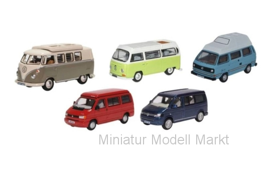 Oxford OXF76SET67 VW 5er Set: Camper 1:76