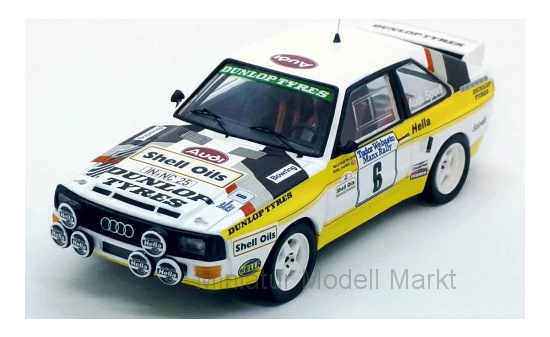 Trofeu RRUK24 Audi Sport quattro, No.6, Rallye Manx, M.Wilson/N.Harris, 1985 1:43