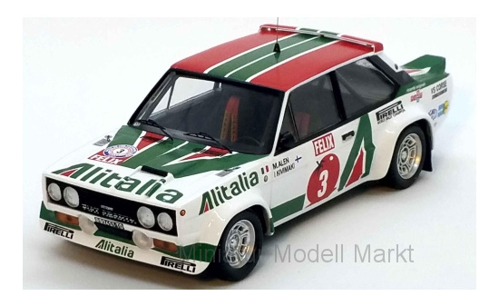 Trofeu RRFI04 Fiat 131 Abarth, No.3,  Alitalia, Rallye WM, 1000 Lakes Rallye, M.Alen/I.Kivimäki, 1978 1:43