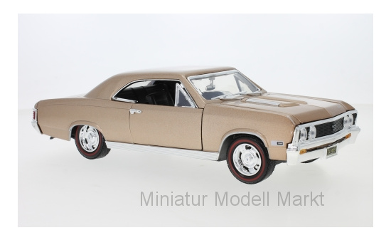 Motormax 73104Brown Chevrolet Chevelle SS 396, metallic-hellbraun, 1967 1:18