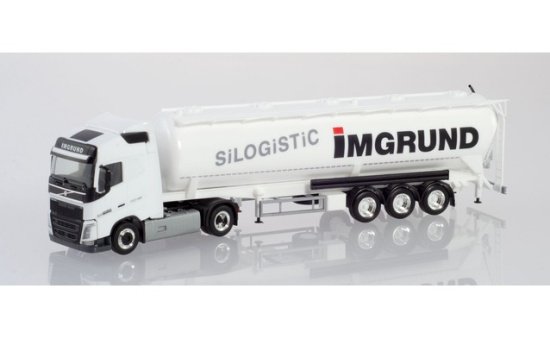 Herpa 938181 Volvo FH Gl. Silo-Sattelzug 