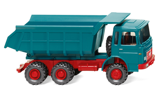 Wiking 086633 Muldenkipper (MAN) - wasserblau 1:87