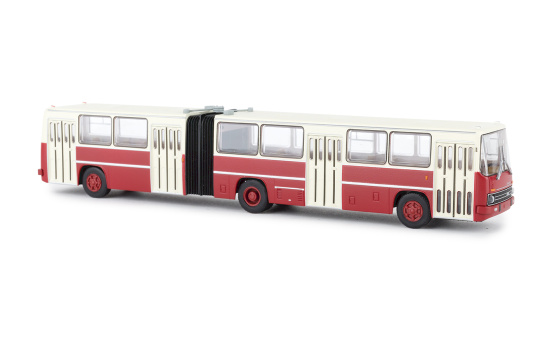 Brekina 59707 Ikarus 280.02, weiss/rot, Stadt-Gelenkbus, 1972 1:87