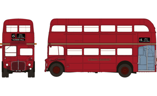 Brekina 61100 AEC Routemaster Bus, London Transport, 1960 1:87
