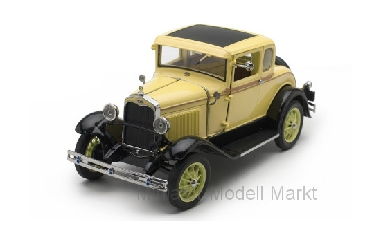 Sun Star 6135 Ford Model A Coupe, gelb, 1931 1:18