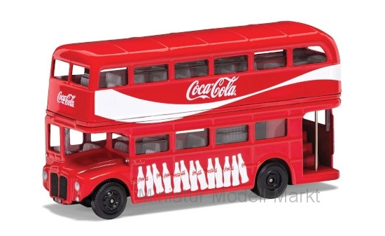 Corgi GS82332 AEC Routemaster London Bus, rot, Coca Cola 1:64