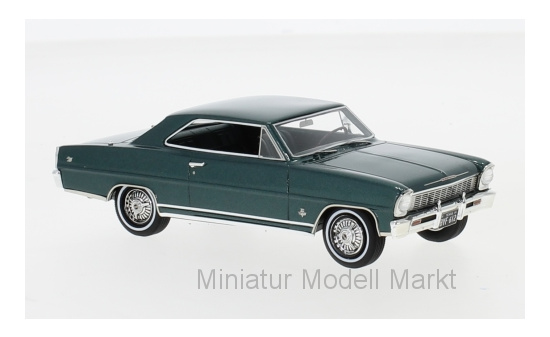 NEO NEO47235 Chevrolet Nova SS Hardtop - dunkelgrün (Metallic) 1:43