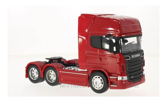 Welly WEL32670L-RED Scania R730 V8 (6x4) - rot - Vorbestellung 1:32