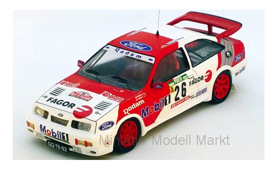 Trofeu RRAL86 Ford Sierra RS Cosworth, No.26, Rallye WM, Rally Portugal, J.Miguel/L.Lisboa, 1992 1:43