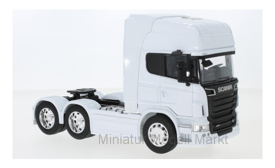 Welly 32670L-White Scania R730 V8 (6x4), weiss 1:32