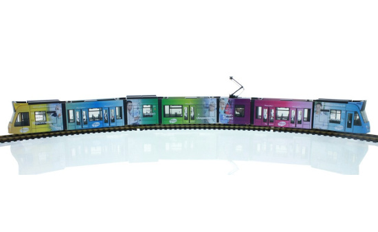 Rietze STRA01063 Siemens Combino VAG Freiburg - Pfizer, 1:87 1:87