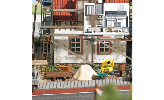 Busch 1376 Baustellen-Set - Vorbestellung 1:87