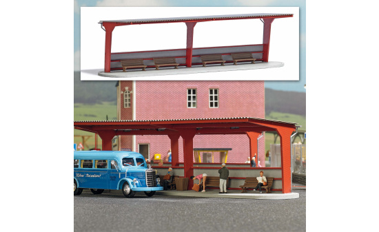 Busch 1377 Busbahnhof - Vorbestellung 1:87