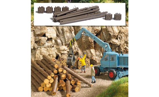 Busch 1379 Holzplatz - Vorbestellung 1:87