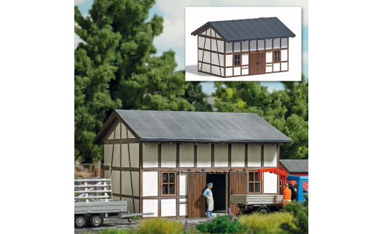 Busch 1553 Lagerschuppen - Aktion - Vorbestellung 1:87