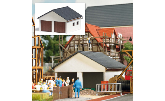 Busch 1647 Doppelgarage - Vorbestellung 1:87