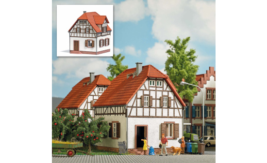 Busch 1672 Arbeiterhaus 1:87